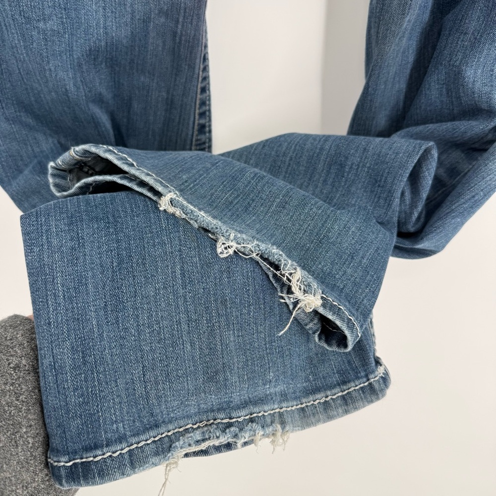 Women’s Dark Blue Flared Jeans - Unbranded - Picture 10 of 11